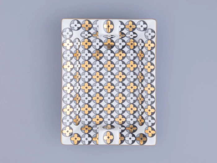 Пепельница форма Европейская, рисунок Elegant  арт 80.47112.00.1, 