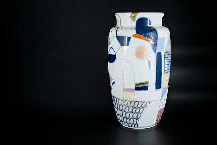 Ваза Город на форме Китайская среднего размера, арт 60.15654.00.1