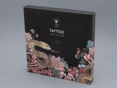 Тарелка декоративная 310мм в подарочной упаковке, форма Восточная, рисунок TATTOO SERPENTA, арт. 81.32801.00.1