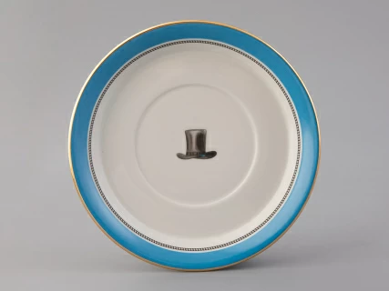 Подарочный набор чайный форма Гербовая рисунок Modes de Paris (синий) арт. 81.25656.00.1, 