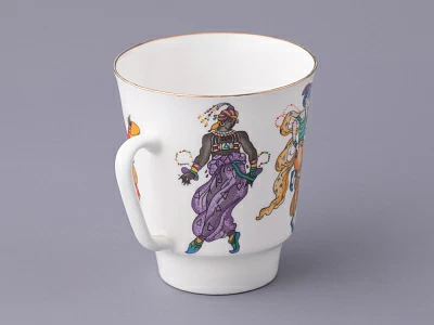 Трехпредметный комплект 165 мл форма Майская рисунок Балет Шахерезада, арт. 81.17663.00.1