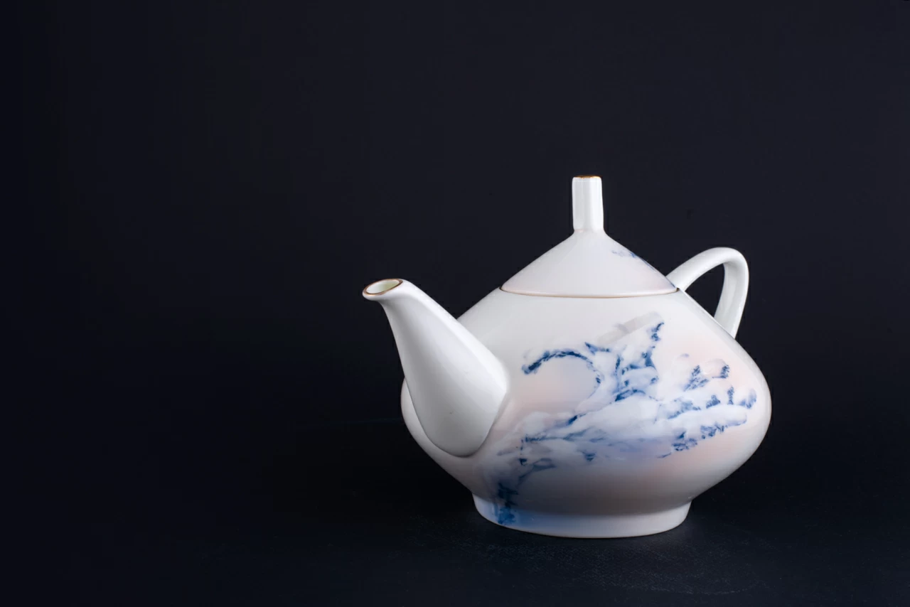 Чайник заварочный Морозное утро на форме Купольная, арт 40.03512.00.1, 