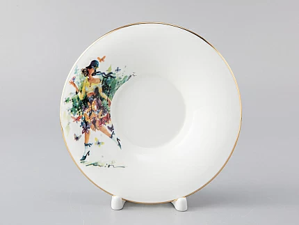 Чашка с блюдцем чайная форма Юлия рисунок Лето/Summer, арт. 81.29409.00.1 Чашка с блюдцем чайная форма Юлия рисунок Лето/Summer, арт. 81.29409.00.1