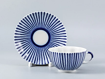 Сервиз чайный форма Тюльпан рисунок Французик, 6 персон 20 предметов, арт. 81.20959.00.1