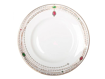 Тарелка мелкая 155 мм Гладкая "Золотой медальон"     арт.  80.65390.00.1