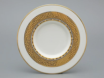 Подарочный набор Бокал с блюдцем и крышкой форма Топ рисунок Слава Веков бронза, арт. 81.33062.00.1