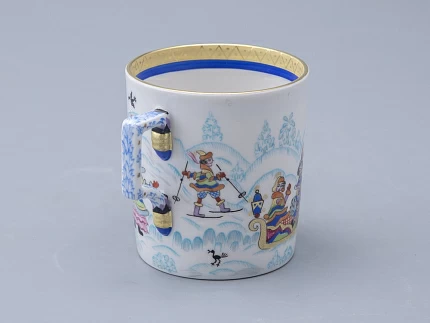 Сервиз чайный форма Гербовая рисунок Зимние забавы, 4 персоны 10 предметов арт. 81.20899.00.1 Сервиз чайный форма Гербовая рисунок Зимние забавы, 4 персоны 10 предметов арт. 81.20899.00.1