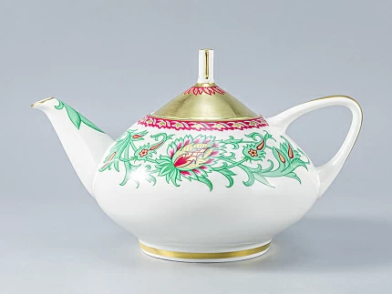 Сервиз чайный форма Купольная рисунок Восточный цветок, 6 персон 20 предметов, арт. 81.28104.00.1 Сервиз чайный форма Купольная рисунок Восточный цветок, 6 персон 20 предметов, арт. 81.28104.00.1