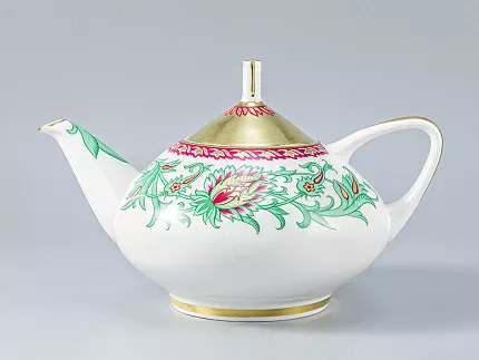 Сервиз чайный форма Купольная рисунок Восточный цветок, 6 персон 20 предметов, арт. 81.28104.00.1