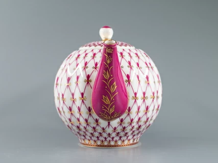 Чайник заварочный форма Тюльпан рисунок Сетка-Блюз 2 арт. 80.86209.00.1, 