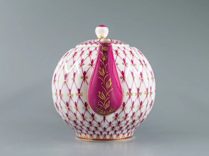 Чайник заварочный форма Тюльпан рисунок Сетка-Блюз 2 арт. 80.86209.00.1, 