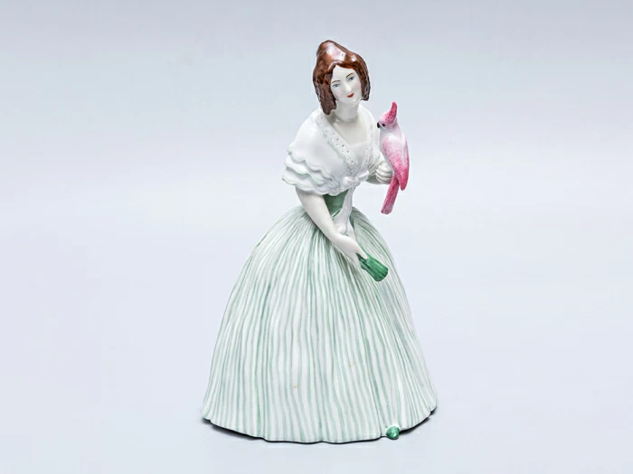 Скульптура Дама с попугаем арт. 82.00311.00.1, 