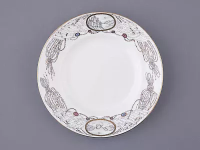 Трехпредметный комплект 165 мм форма Майская рисунок Балет Лебединое озеро арт. 81.17916.00.1