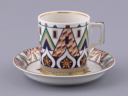 Сервиз чайный на 6 персон 20 предметов, форма Гербовая, рисунок Великая Русь, арт. 81.31998.00.1 Сервиз чайный на 6 персон 20 предметов, форма Гербовая, рисунок Великая Русь, арт. 81.31998.00.1