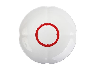 Чашка с блюдцем чайная 220 мл форма Наташа рисунок Коралл арт. 81.17717.00.1