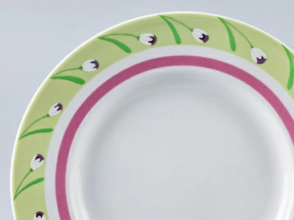 Тарелка мелкая 180 форма Гладкая рисунок Весенний бриз арт.80.98406.00.1, 