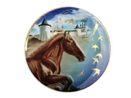 Блюдо декоративное 450 мм форма Круглая рисунок Покой и движение 1 арт. 60.02940.00.5, 