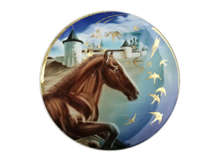 Блюдо декоративное 450 мм форма Круглая рисунок Покой и движение 1 арт. 60.02940.00.5, 