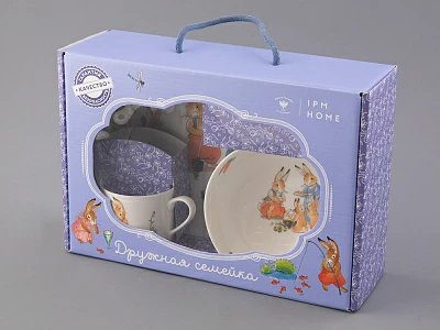 Подарочный набор 1/3 форма Восточная рисунок Дружная семейка, арт. 81.32843.00.1