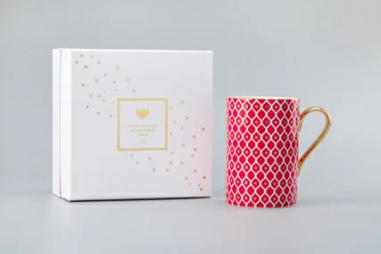 Подарочный набор 400 мл форма Идиллия рисунок "Скарлетт" 2 арт. 81.30117.00.1, 