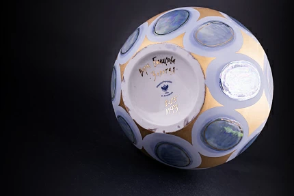 Ваза Золотая, на форме Круглая, арт 60.16363.00.1