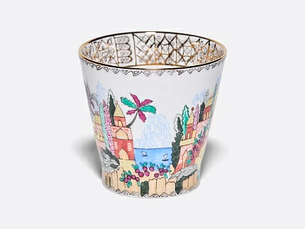 Чашка с блюдцем Черный кофе Голубое озеро арт. 81.15329.00.1