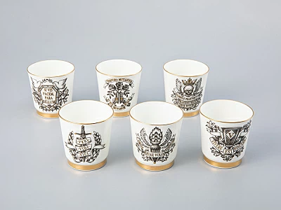 Подарочный набор стопок форма Сувенирная 1 рисунок Кворум, арт. 81.30291.00.1