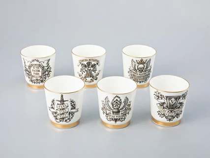 Подарочный набор стопок форма Сувенирная 1 рисунок Кворум, арт. 81.30291.00.1, 