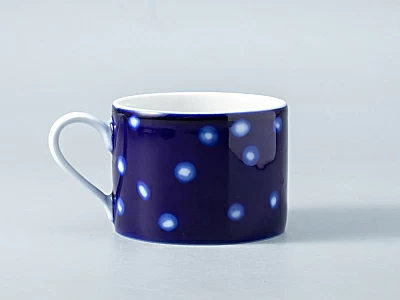 Чашка с блюдцем форма Соло рисунок Реки России. Обь арт. 81.28758.00.1