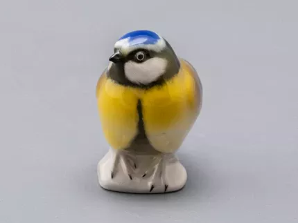 Скульптура форма Синица рисунок Лазоревка арт. 82.78548.00.1