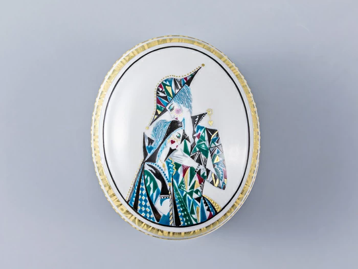 Туалетная Коробочка Овальная Влюбленные арт. 80.09576.00.1, 