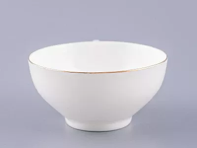 Чашка с блюдцем чайная 300 мл форма Купольная рисунок Золотая лента арт. 81.16430.00.1