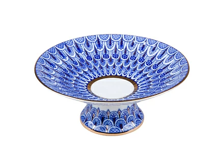 Ваза для конфет Лучистая Незабудка арт. 80.04435.00.1 Ваза для конфет Лучистая Незабудка арт. 80.04435.00.1