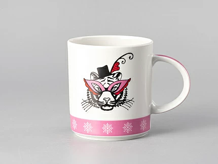 Кружка форма Стандарт рисунок Карнавал в розовом, арт. 80.37968.00.1 Кружка форма Стандарт рисунок Карнавал в розовом, арт. 80.37968.00.1