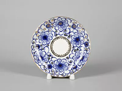 Трехпредметный комплект чайный форма Тюльпан рисунок Вьюнок 250 мл арт. 81.11210.00.1