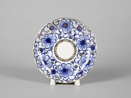 Трехпредметный комплект чайный форма Тюльпан рисунок Вьюнок 250 мл арт. 81.11210.00.1, 