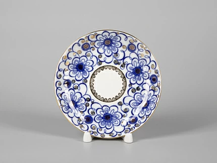 Трехпредметный комплект чайный форма Тюльпан рисунок Вьюнок 250 мл арт. 81.11210.00.1