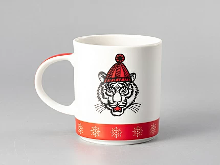 Кружка форма Стандарт рисунок Карнавал в красном арт. 80.37970.00.1