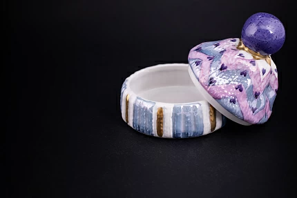 Шкатулка Детская шапочка, рисунок Зигзаг, арт 60.16408.00.1