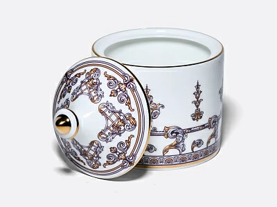 Сервиз чайный на 4 персоны 10 предметов в подарочной упаковке, форма Идиллия рисунок Барокко, арт. 81.34916.00.1