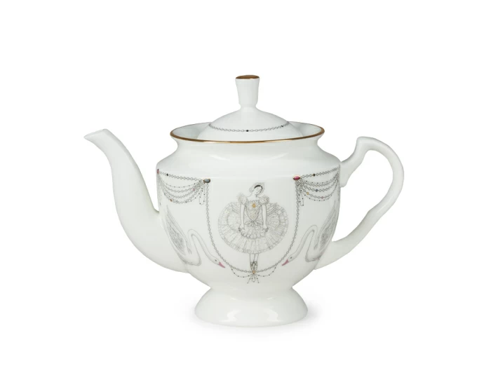 Сервиз чайный форма Айседора рисунок Волшебное лебединое озеро, 6 персон 14 предметов, арт. 81.26092.00.1, 