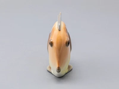 Скульптура форма Рыба-диск среднего размера рисунок Желтый, арт. 82.50098.00.1