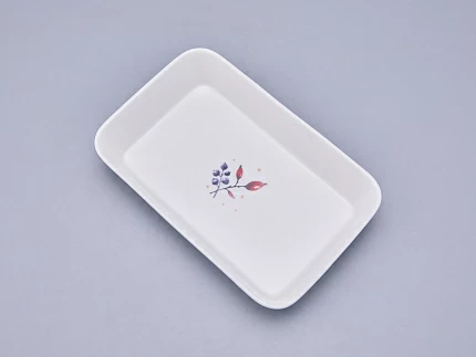 Набор для запекания с деревянной крышкой (2 предмета), в подарочной упаковке, форма Стандартная, рисунок Календа, арт 42.00073.00.1