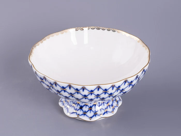 Ваза для конфет Тюльпан Кобальтовая сетка арт. 80.04258.00.1, 