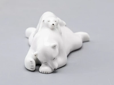 Скульптура Медведица с медвежонком малый размер арт. 82.75065.00.1