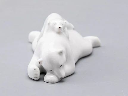 Скульптура Медведица с медвежонком малый размер арт. 82.75065.00.1