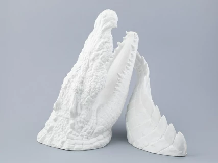 Подарочный набор Крокодил голова и хвост, рисунок Белый, арт. 81.32755.00.1, 