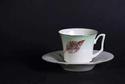 Чашка с блюдцем Татьянин день на форме Юлия, рисунок 2