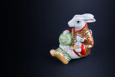 Скульптура Заяц с капустой, Зайчики. Капуста, арт 62.21239.00.1