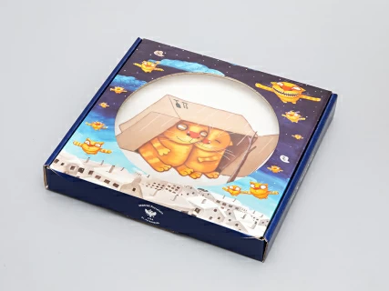 Подарочный набор дек. тарелка Эллипс Вася Ложкин. Рай в шалаше, арт. 81.29339.00.1, 